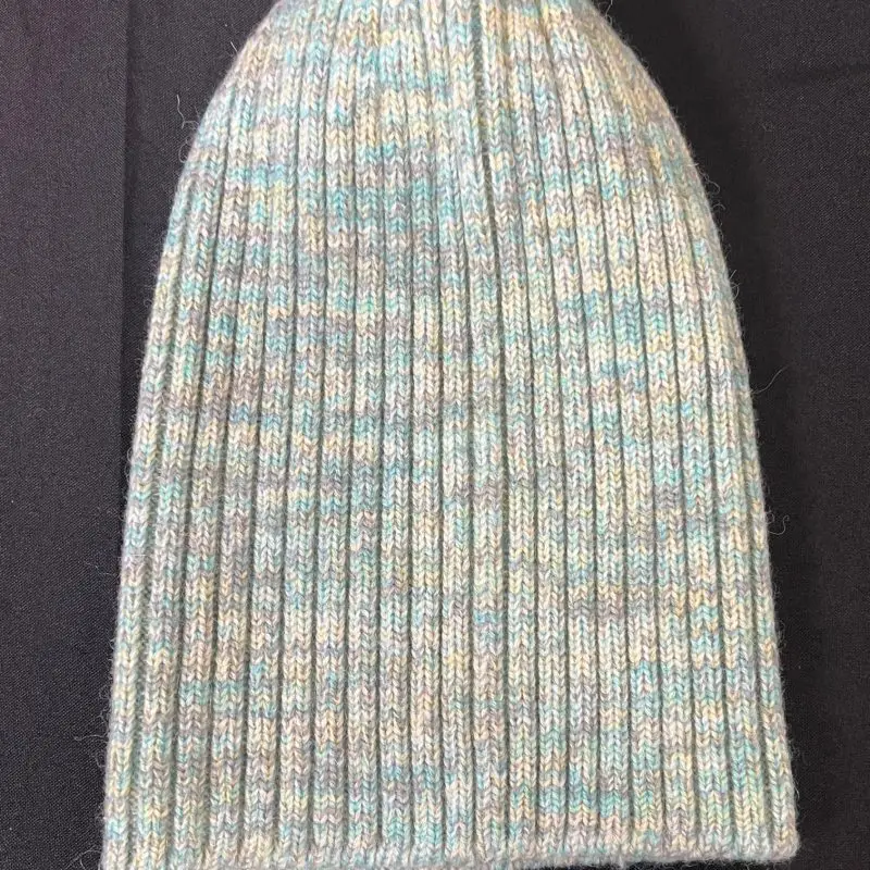 Pacarino Confetti Ribbed Beanie - Alpaca/Merino – Yarn Kandy display picture 1