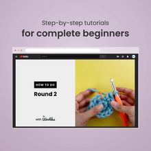 Load image into Gallery viewer, The Woobles Beginner Crochet Kits