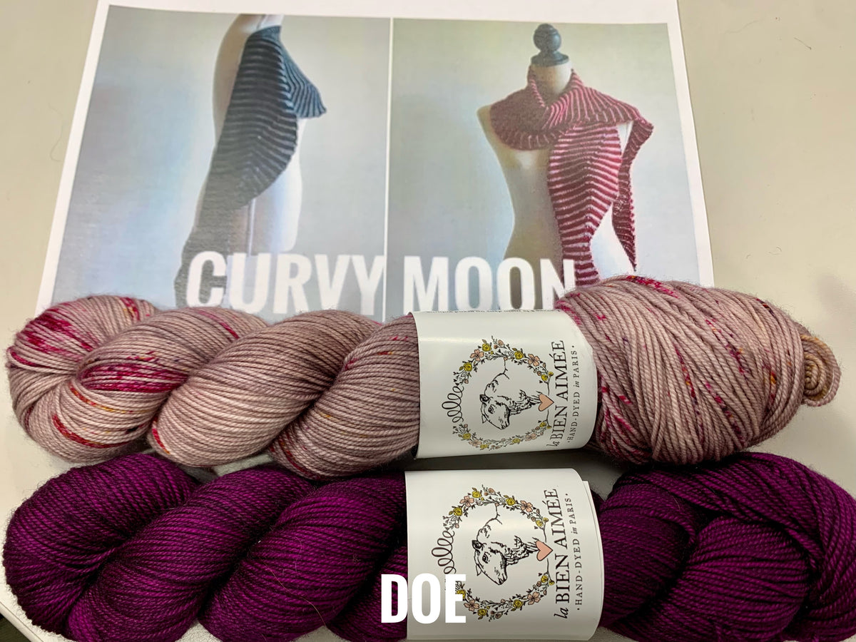 Curvy Moon Wrap Kit Yarn Kandy