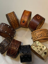 Load image into Gallery viewer, Upcycle Leather Cuffs - Shawl or Wrist