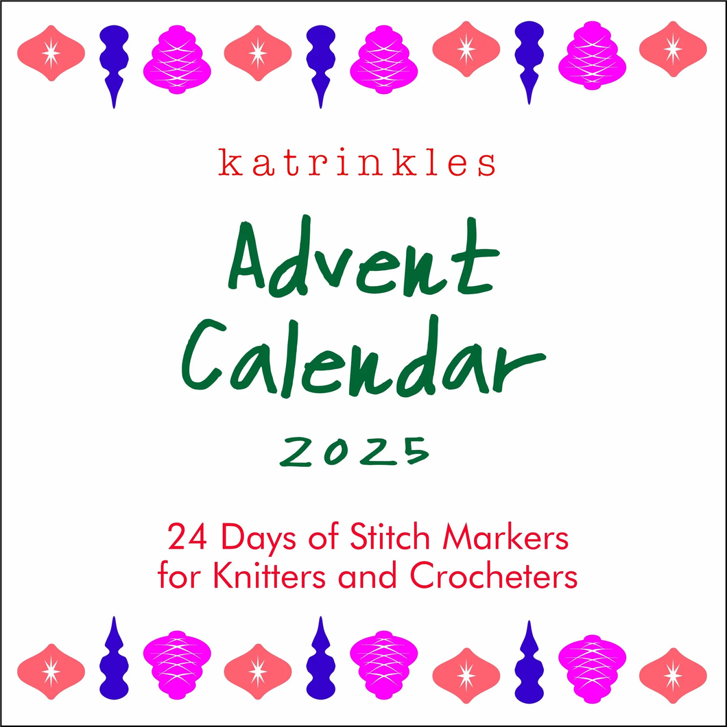Katrinkles Advent 2025 - 24 Days of Stitch Markers