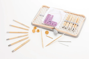 CarryC Interchangeable Bamboo Knitting Needle Set