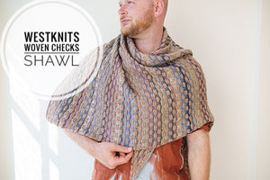 Westknits Woven Checks Shawl Kit