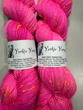 Load image into Gallery viewer, Yorkie Yarns Bella's Neon Tweedy Sock
