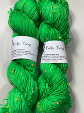 Load image into Gallery viewer, Yorkie Yarns Bella's Neon Tweedy Sock

