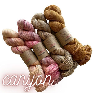 Drop-Ship Casapinka Desert Sunset Shawl Kits from Emma's Yarn