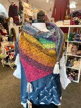 Load image into Gallery viewer, Maximize Shawl in Knit or Palette Triangle Shawl in Crochet
