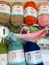 Load image into Gallery viewer, Ewe So Summer Shawl Kit
