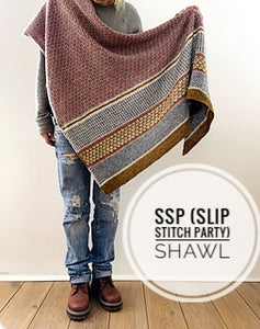 SSP (slip stitch party) shawl