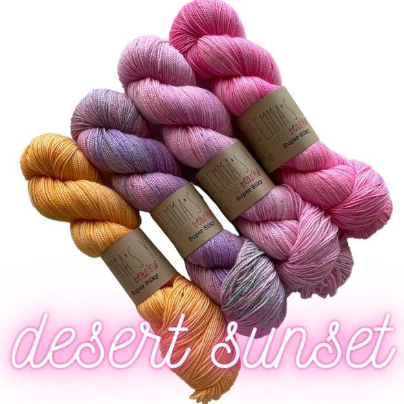 Drop-Ship Casapinka Desert Sunset Shawl Kits from Emma's Yarn